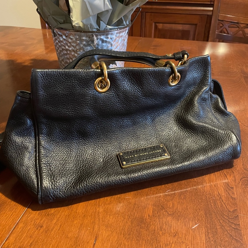 Marc by Marc Jacobs black leather crossbody